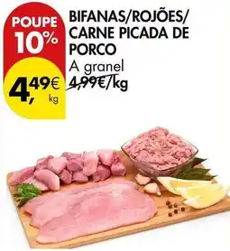 Pingo Doce A+ - bifanas/rojoes/carne picada de porco promoção