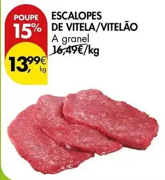 Pingo Doce A+ - escalopes de vitela / vitelao promoção