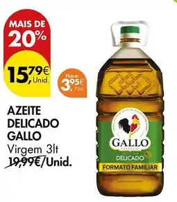 Pingo Doce Gallo - azeite delicado promoção