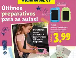 Lidl Tronic quadro lcd para criança promoção