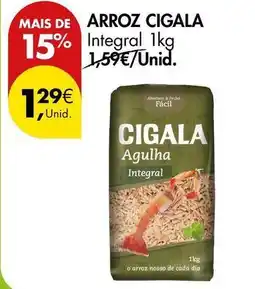 Pingo Doce Cigala - arroz integral promoção