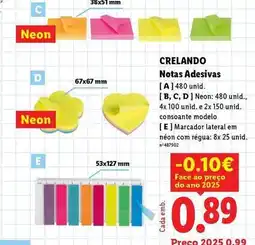 Lidl B! - notas adesivas promoção