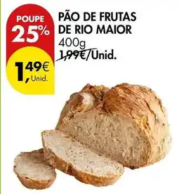 Pingo Doce Rio maior - pão de frutas de promoção