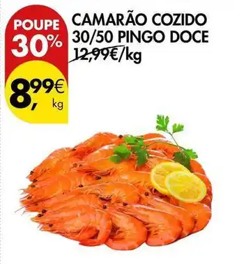Pingo Doce Pingo doce - camarão cozido promoção