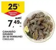 Continente Bom dia Camarão grande 20/30 vannamei promoção