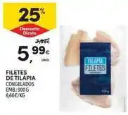 Continente Bom dia Filetes de tilapia promoção