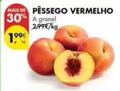 Pingo Doce A+ - pêssego vermelho promoção