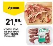 Continente Bom dia Continente - costeletas de borrego promoção