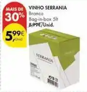 Pingo Doce Vinho serrania promoção