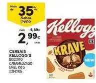 Continente Bom dia Kellogg's - cereais biscoito caramelizado emb promoção