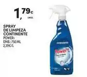 Continente Bom dia Continente - spray de limpeza promoção