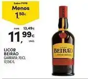 Continente Bom dia Beirão - licor promoção