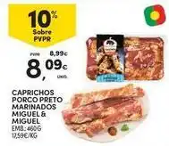 Continente Bom dia Caprichos porco preto marinados miguel & miguel promoção