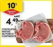 Continente Bom dia Continente - costeletas mistas de porco promoção