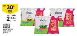 Continente Bom dia Mimosa - iogurte liquido promoção
