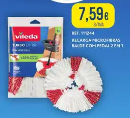 Makro Vileda turbo extra spin mop refill promoção