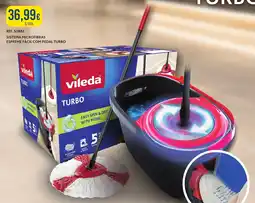 Makro Vileda sistema microfibras espreme fácil com pedal turbo promoção