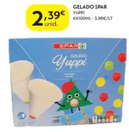 Spar Gelado Yuppi promoção