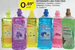 Spar Detergente lava tudo spar promoção