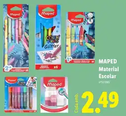 Lidl Maped Material Escolar promoção