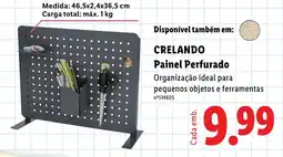 Lidl Crelando painel perfurado promoção