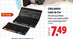 Lidl Crelando lápis de cor promoção