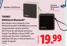 Lidl Tronic altifalante bluetooth promoção