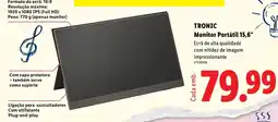Lidl Tronic monitor portátil 15,6" promoção