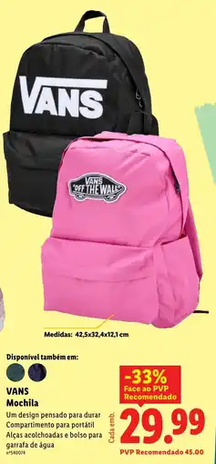 Lidl Vans Mochila promoção