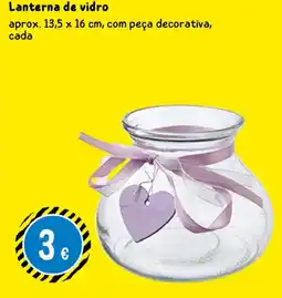 TEDi Lanterna de vidro promoção