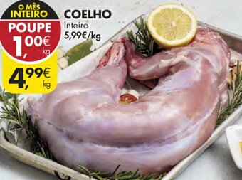 Pingo Doce Coelho Inteiro promoção