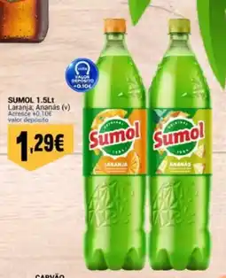 Neomáquina Sumol Laranja; Ananás (v) promoção