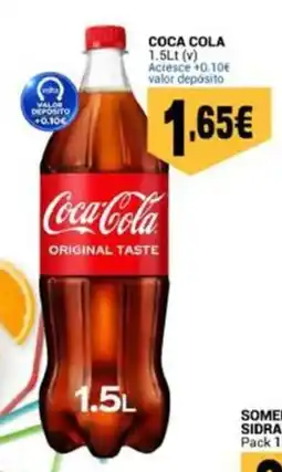 Neomáquina Coca-Cola original taste promoção