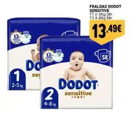 Neomáquina Fraldas dodot sensitive promoção