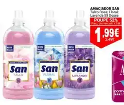 Neomáquina Amaciador San Talco Rosa; Floral; Lavanda promoção