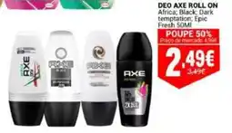 Neomáquina deodorante axe roll on promoção