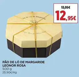 El Corte Inglés Pão de ló de margaride leonor rosa promoção
