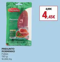 El Corte Inglés Presunto porminho promoção