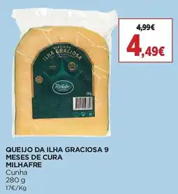El Corte Inglés queijo da ilha graciosa 9 meses de cura milhafre promoção