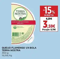 El Corte Inglés Queijo flamengo 1/4 bola terra nostra promoção