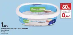 El Corte Inglés Queijo fresco light para barrar santiago promoção