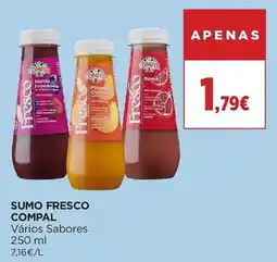 El Corte Inglés Sumo fresco compal promoção