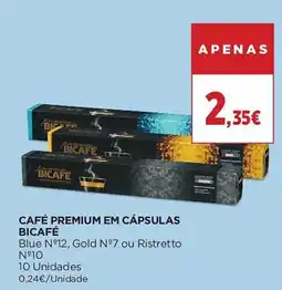 El Corte Inglés Café premium em cápsulas bicafé promoção