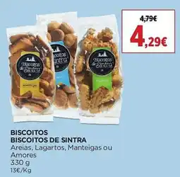 El Corte Inglés Biscoitos de sintra areias, lagartos, manteigas ou amores promoção
