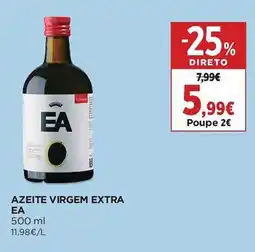 El Corte Inglés Azeite virgem extra ea promoção
