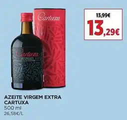El Corte Inglés azeite virgem extra cartuxa promoção