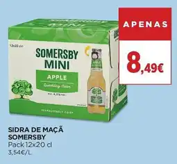 El Corte Inglés Sidra de maçã somersby promoção