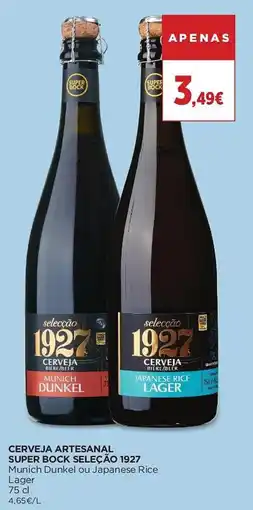 El Corte Inglés Cerveja artesanal super bock seleção 1927 promoção