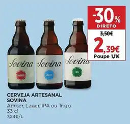 El Corte Inglés Cerveja artesanal sovina promoção