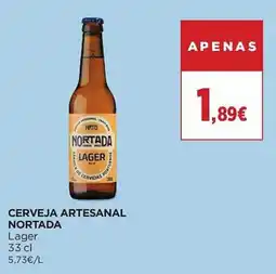 El Corte Inglés Cerveja artesanal nortada promoção